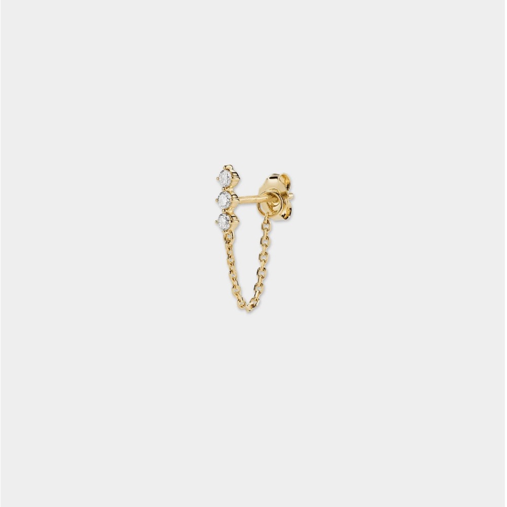 Mejuri Gold Chain Earring (Single)